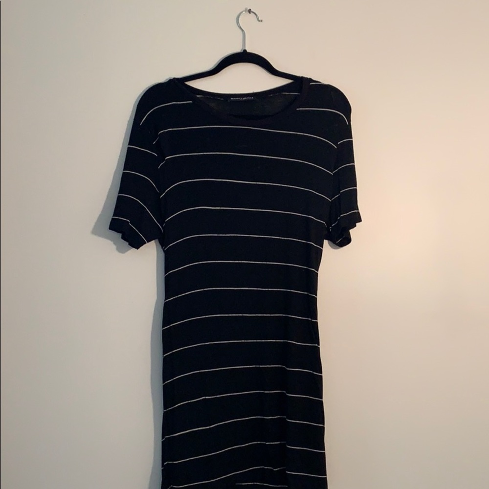 black t-shirt dress